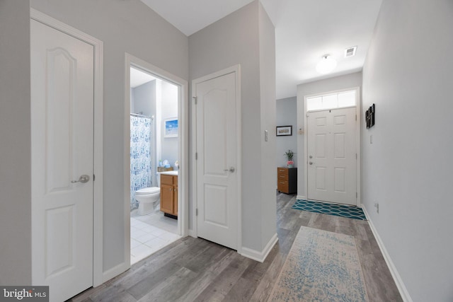 29 Embassy, Woolwich Twp, NJ 08085 - foyer featuring light wood finished floors and baseboards