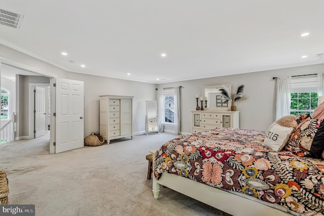 630 Good Shepherd Way, Owings, MD 20736 - bedroom featuring multiple windows, visible vents, and recessed lighting