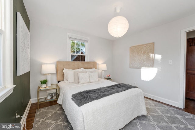 9301 Mintwood St, Silver Spring, MD 20901 - bedroom featuring baseboards and wood finished floors