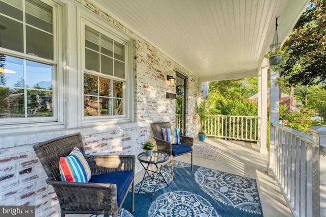 9301 Mintwood St, Silver Spring, MD 20901 - view of patio featuring covered porch