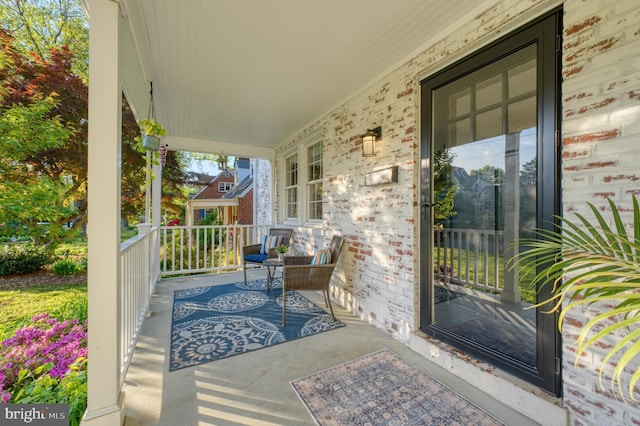 9301 Mintwood St, Silver Spring, MD 20901 - view of patio featuring covered porch