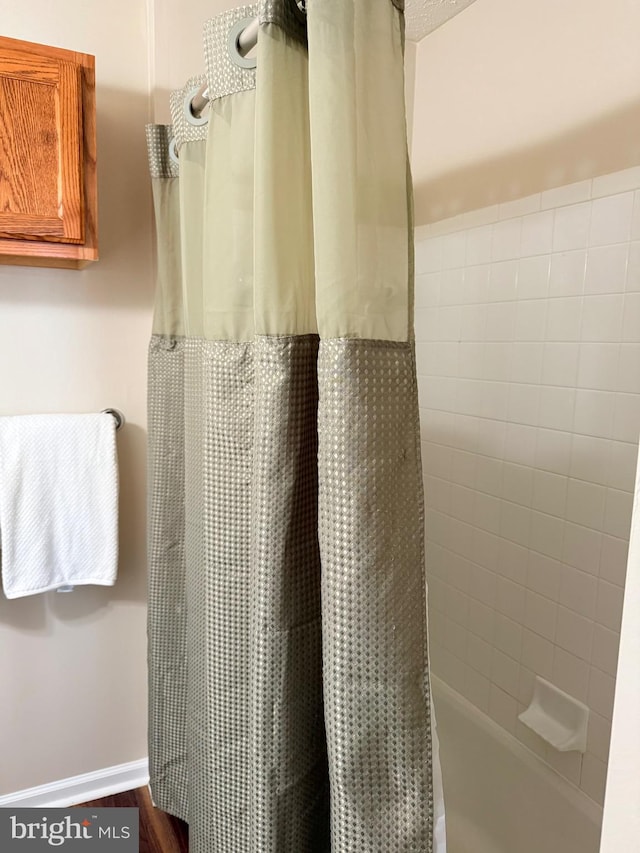 2440 Blue Spring Ct Unit 301, Odenton, MD 21113 - full bath featuring shower / bath combo with shower curtain