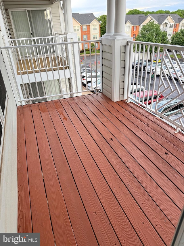 2440 Blue Spring Ct Unit 301, Odenton, MD 21113 - deck with a residential view