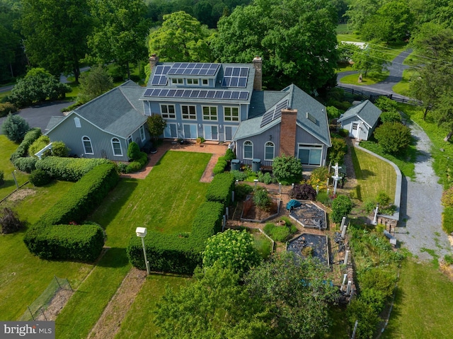 drone / aerial view