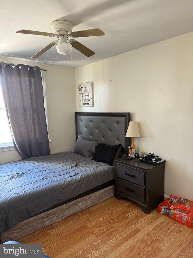 6016 Belden St, Philadelphia, PA 19149 - bedroom featuring wood finished floors and a ceiling fan