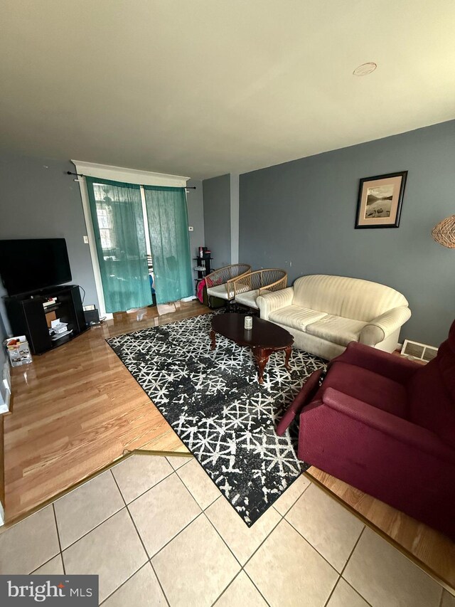 6016 Belden St, Philadelphia, PA 19149 - living area featuring wood finished floors