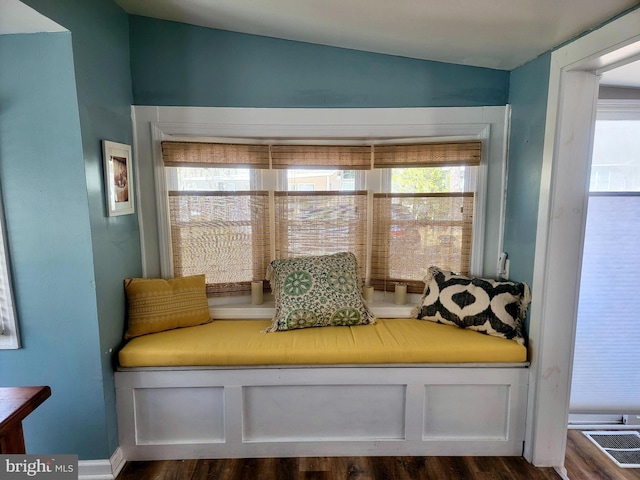 mudroom featuring plenty of natural light and visible vents