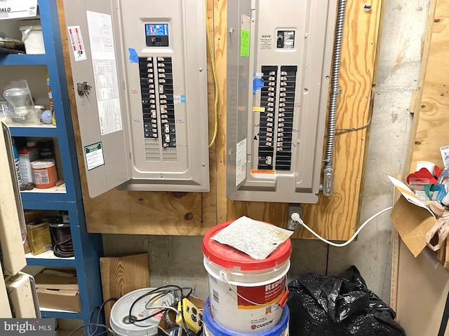 utilities with electric panel