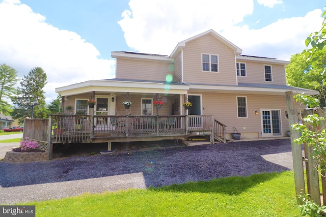 405 Dyer Ave, Reisterstown, MD 21136 - view of front of home with a front lawn and covered porch