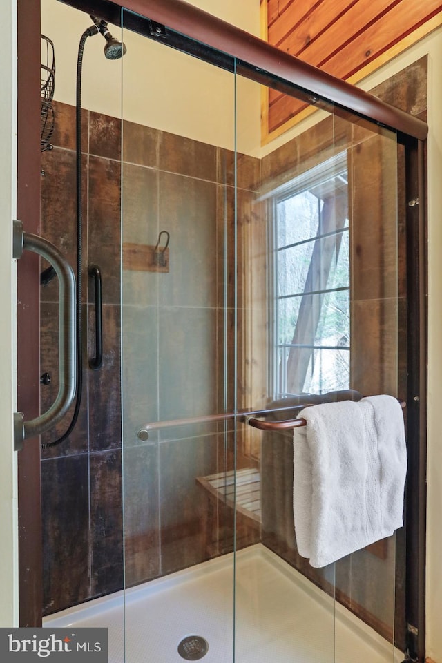full bath featuring a stall shower