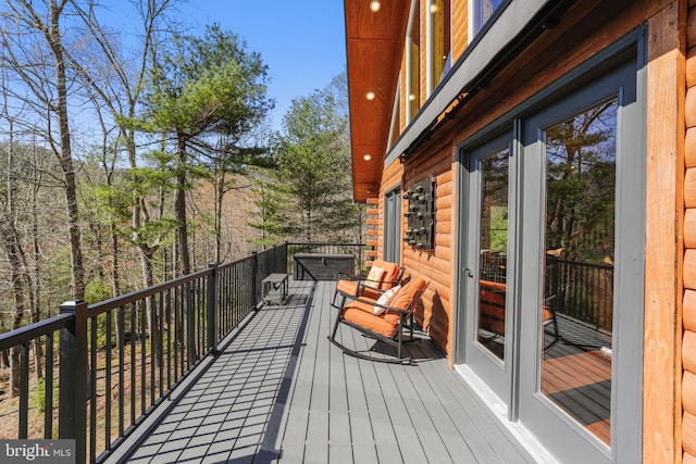 view of deck