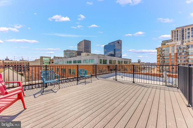 1516 Lancaster St, Baltimore, MD 21231 - deck with a city view