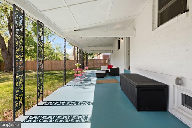 11809 Old Drovers Way, Rockville, MD 20852 - view of patio featuring outdoor lounge area