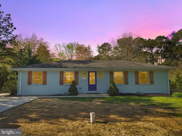 123 Somerset Rd, Stevensville, MD 21666 - single story home with a front yard and brick siding