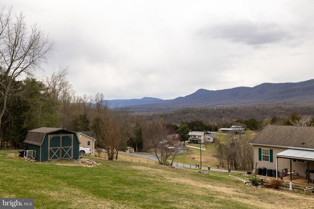 view of mountain feature