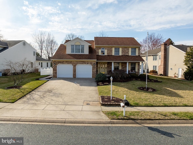 1922 Munsey Dr, Forest Hill, MD 21050 - traditional home with brick siding, a front lawn, fence, and driveway