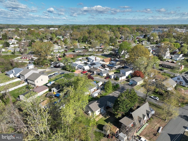 birds eye view of property featuring a residential view
