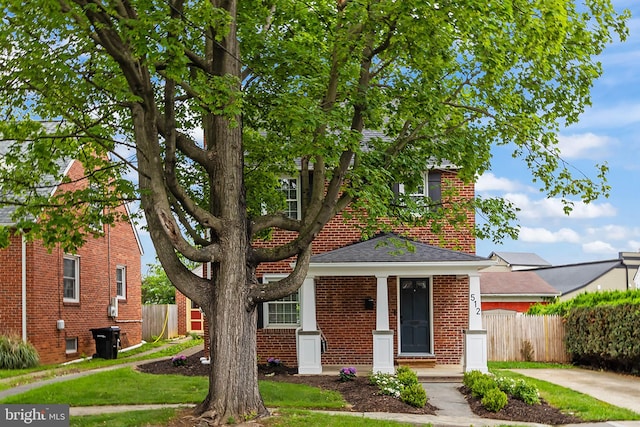 512 Dunlap St, Winchester, VA 22601 - view of front of property featuring a shingled roof and brick siding