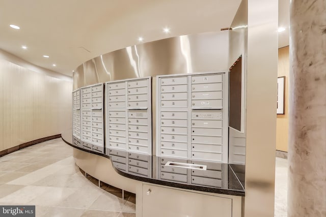 view of property's community with mail area