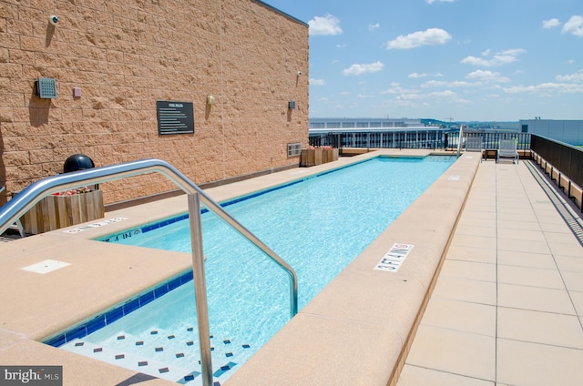 view of pool