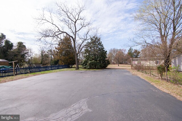 view of road