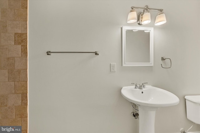 bathroom with toilet