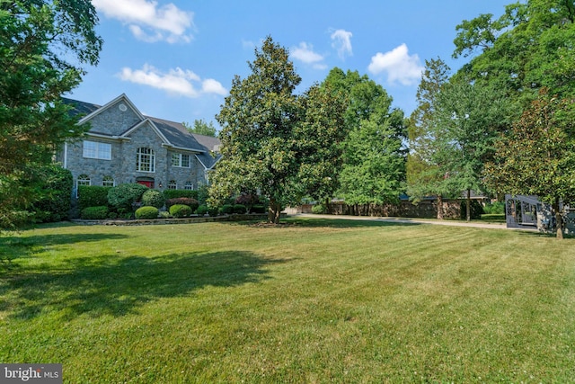 view of yard
