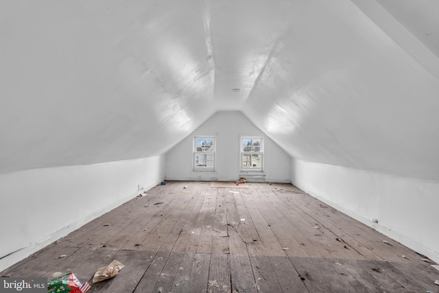 423 Main St, Dorchester, NJ 08316 - additional living space featuring lofted ceiling and hardwood / wood-style floors