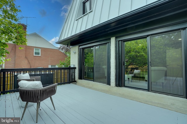 7434 Mason Ln, Falls Church, VA 22042 - view of wooden deck