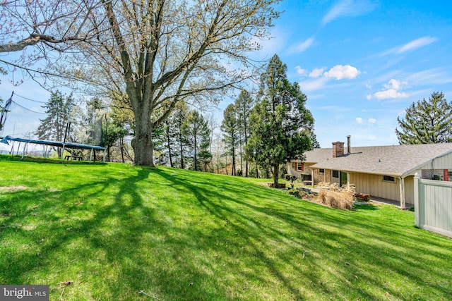 view of yard featuring a patio