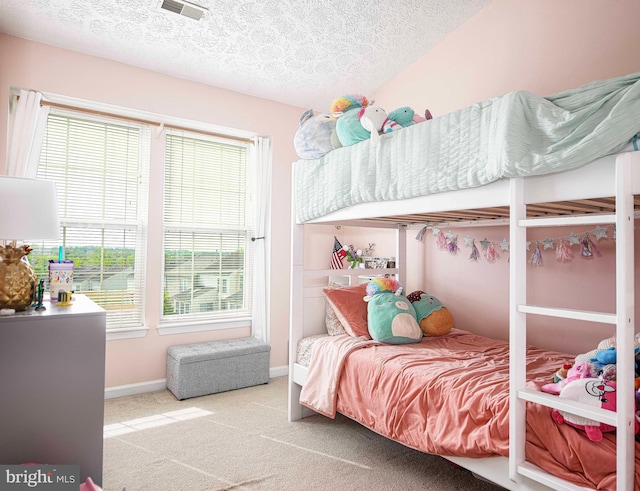 518 Macintosh Cir, Joppa, MD 21085 - bedroom with baseboards, visible vents, a textured ceiling, and carpet flooring