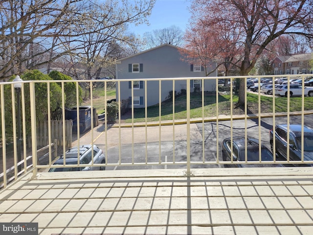 5900 Queenston St Unit 498, Springfield, VA 22152 - exterior space with fence and a residential view