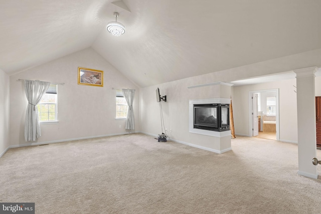 2710 Beech Orchard Ln, Upper Marlboro, MD 20774 - unfurnished living room with a wealth of natural light and light colored carpet