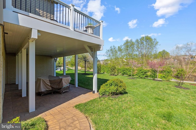 2710 Beech Orchard Ln, Upper Marlboro, MD 20774 - view of yard with a patio area and a balcony