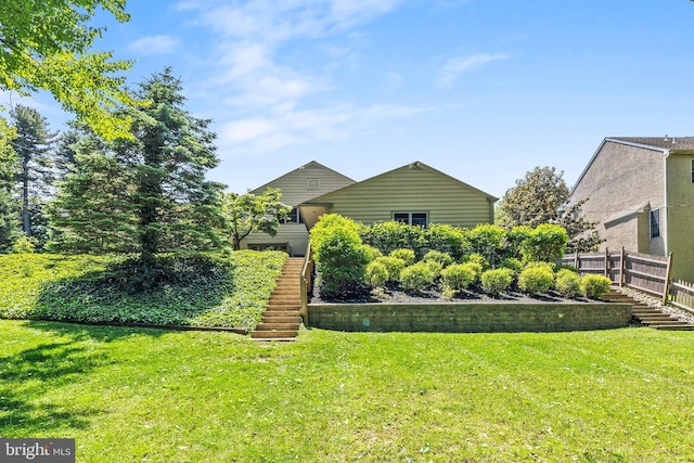 76 Deepdale Rd, Wayne, PA 19087 - view of yard featuring stairway