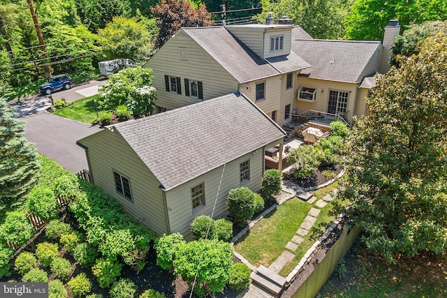 76 Deepdale Rd, Wayne, PA 19087 - view from above of property