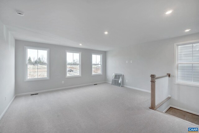 2963 Rambling Brook Ln, Crozet, VA 22932 - unfurnished room with recessed lighting, visible vents, baseboards, and carpet floors