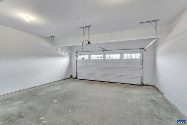 2963 Rambling Brook Ln, Crozet, VA 22932 - garage featuring a garage door opener