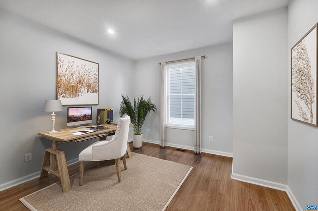 2963 Rambling Brook Ln, Crozet, VA 22932 - office space with wood finished floors and baseboards