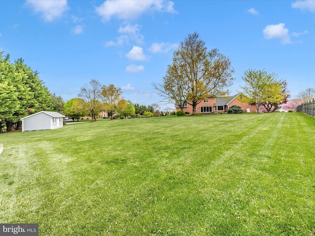 view of yard