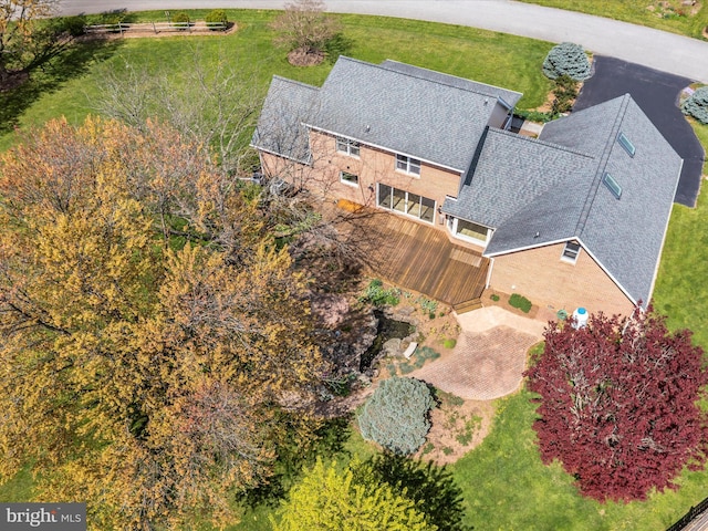 drone / aerial view