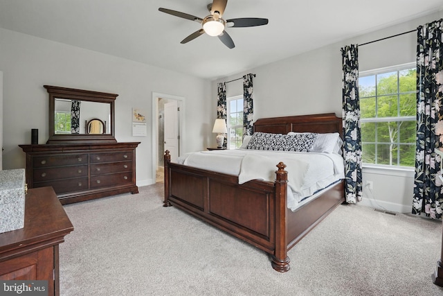 187 Boxelder Dr, Stafford, VA 22554 - bedroom featuring multiple windows, baseboards, and light carpet