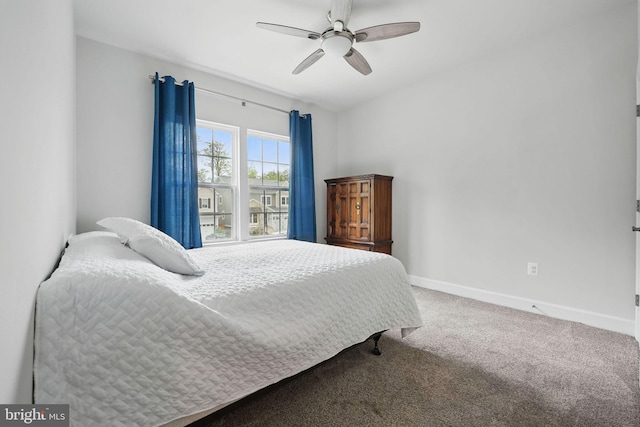 187 Boxelder Dr, Stafford, VA 22554 - carpeted bedroom with ceiling fan and baseboards