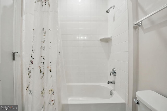 187 Boxelder Dr, Stafford, VA 22554 - full bathroom with shower / bath combo with shower curtain and toilet