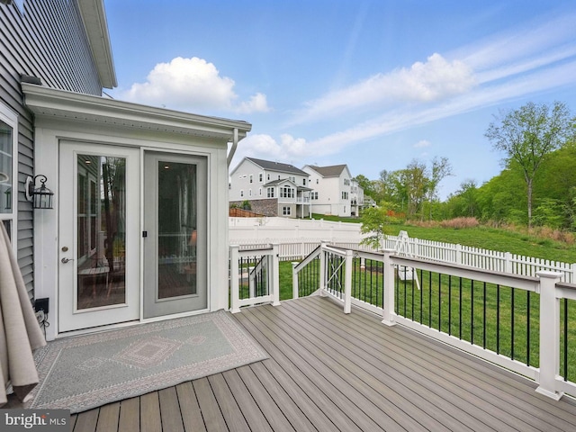 187 Boxelder Dr, Stafford, VA 22554 - deck featuring a yard and fence