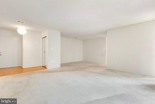 8131 Needwood Rd Unit 102, Derwood, MD 20855 - spare room with light colored carpet and baseboards