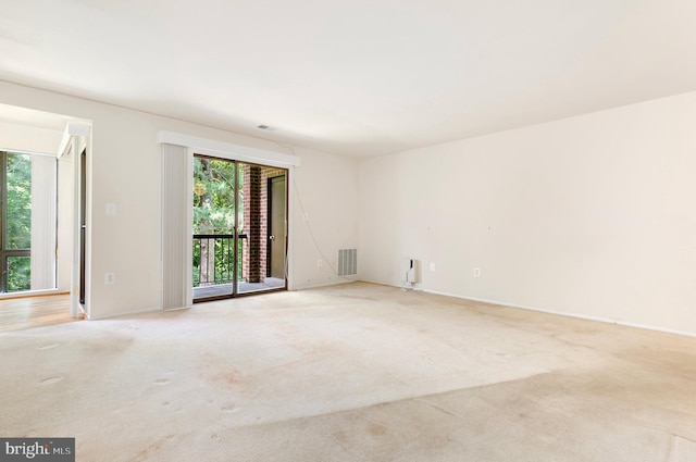 8131 Needwood Rd Unit 102, Derwood, MD 20855 - unfurnished room with plenty of natural light, carpet floors, and baseboards
