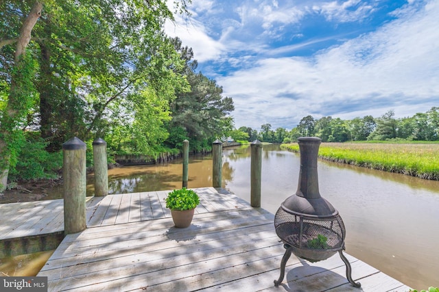 3188 Windrows Way, Eden, MD 21822 - dock with a water view