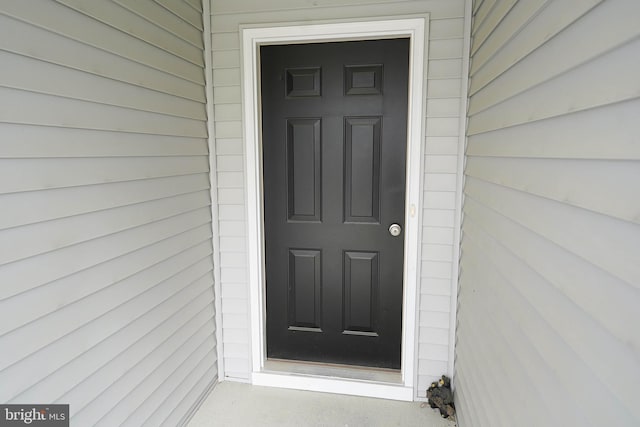 view of entrance to property