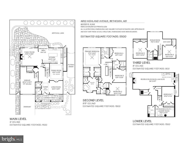4612 Highland Ave, Bethesda, MD 20814 - home floor plan